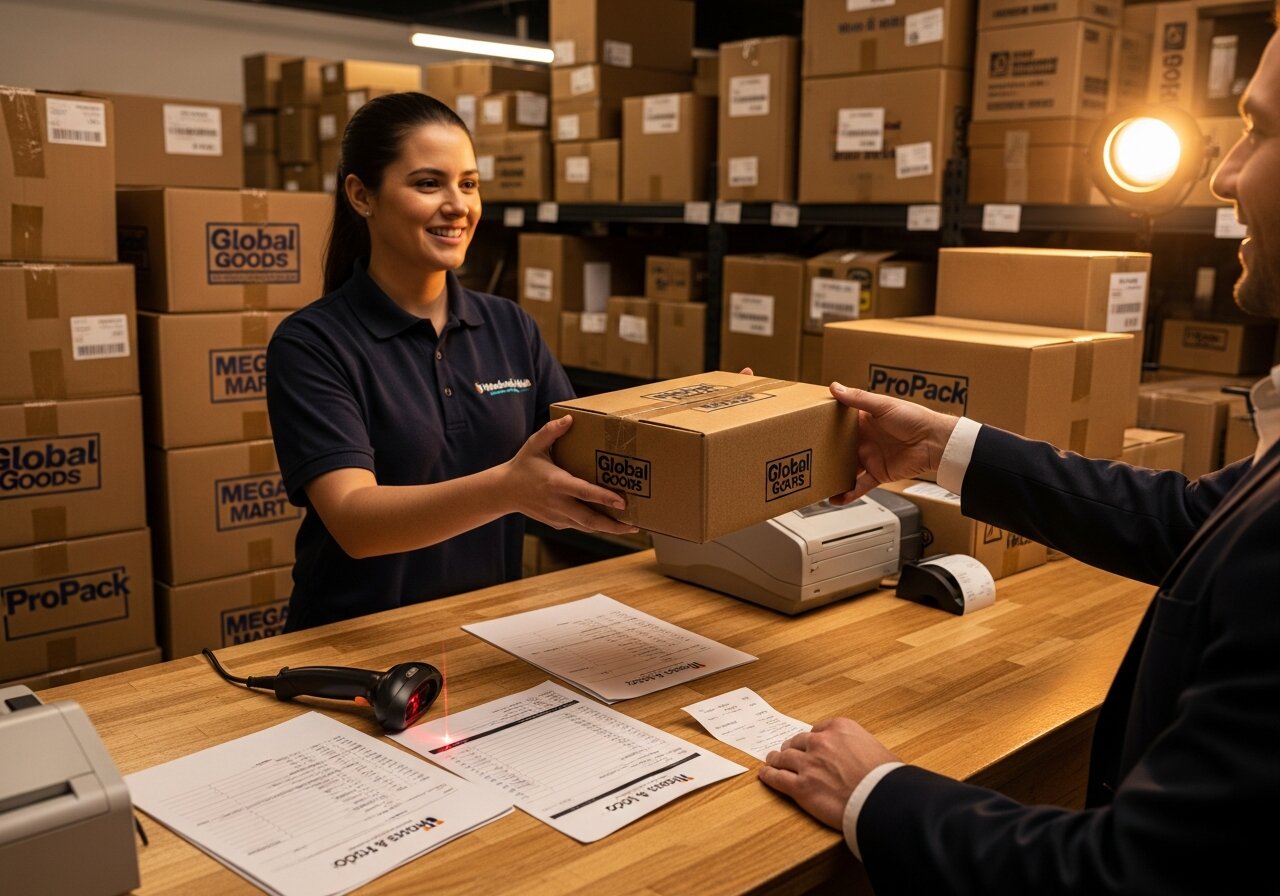 ERP Node in a b2b wholesalers business